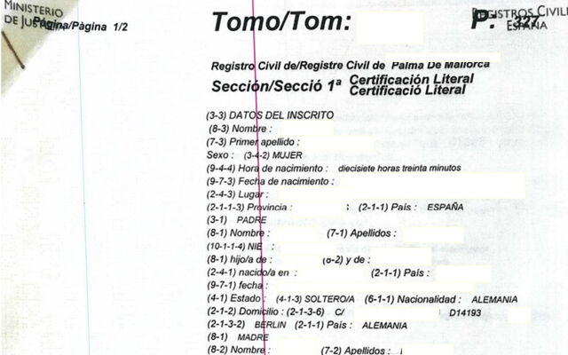 Una traducción jurada con sello oficial y firma