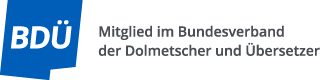 Logo des Bundesverbandes der Dolmetscher und Übersetzer